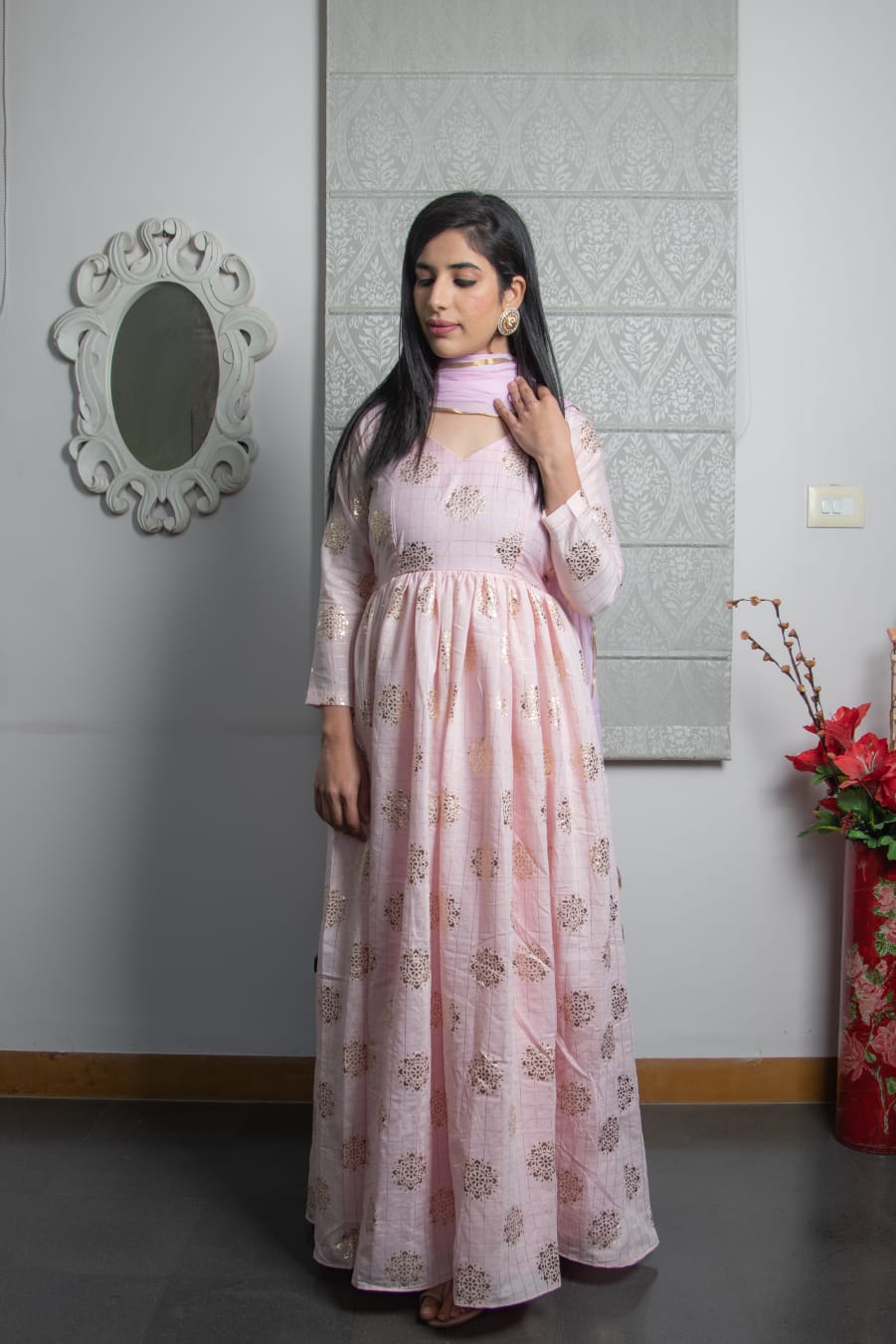 Primrose V Neck Gown