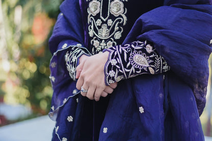 Dark Purple Velvet Suit