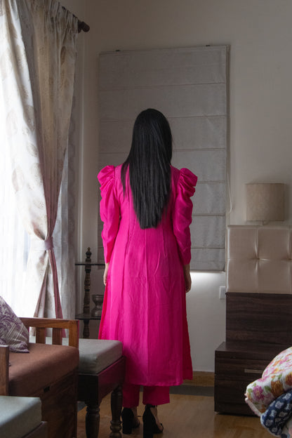 Wild Berry Silk Suit