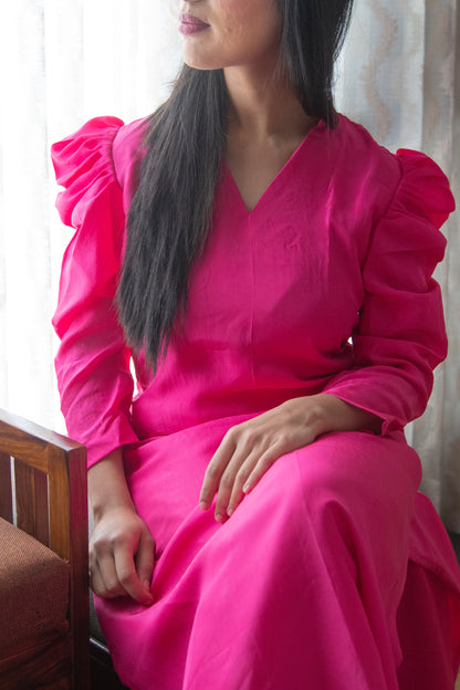 Wild Berry Silk Suit