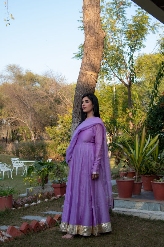 Heather Chanderi Anarkali