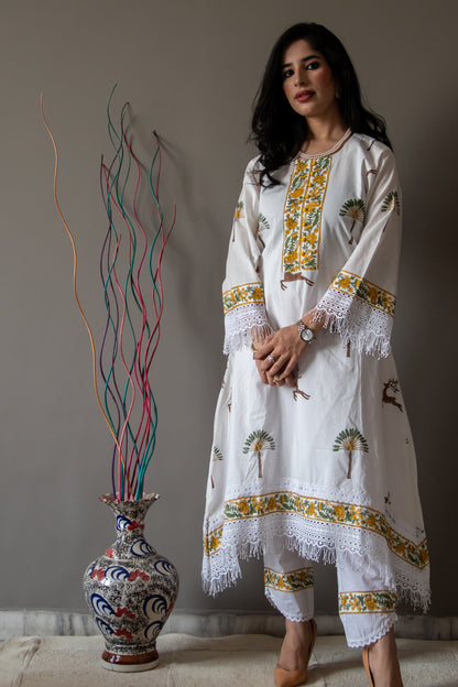 A-Line Asymmetric Suit