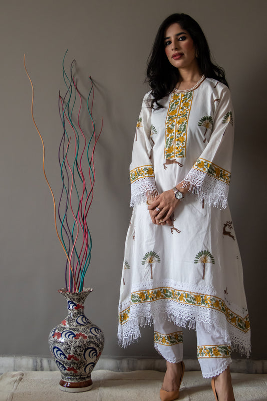 A-Line Asymmetric Suit