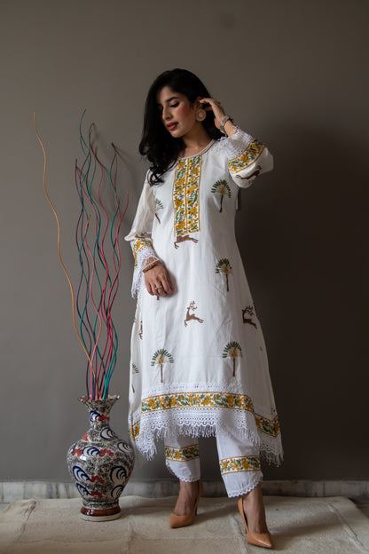 A-Line Asymmetric Suit