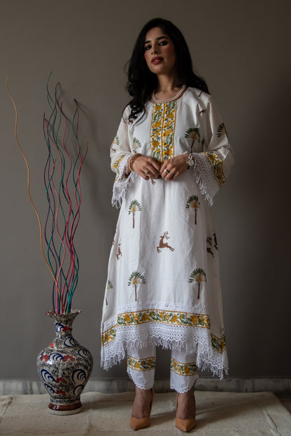 A-Line Asymmetric Suit
